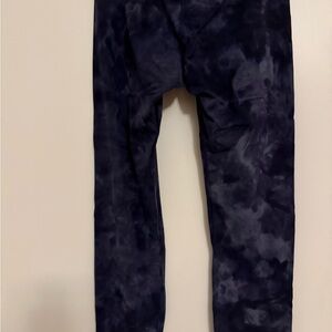 lululemon athletica Dark Blue Patterned Leggings